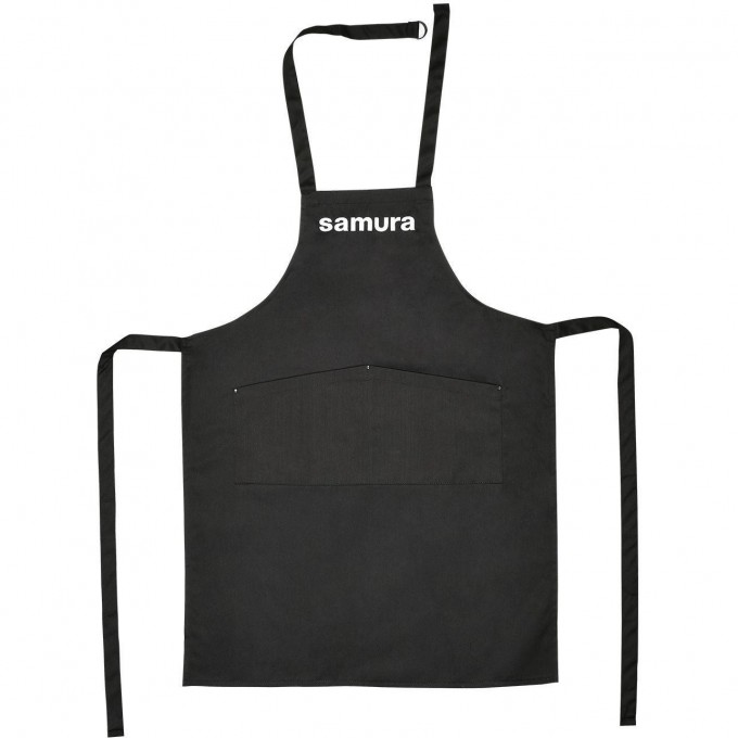 Фартук большой, чёрный SAMURA SAP-01B/K
